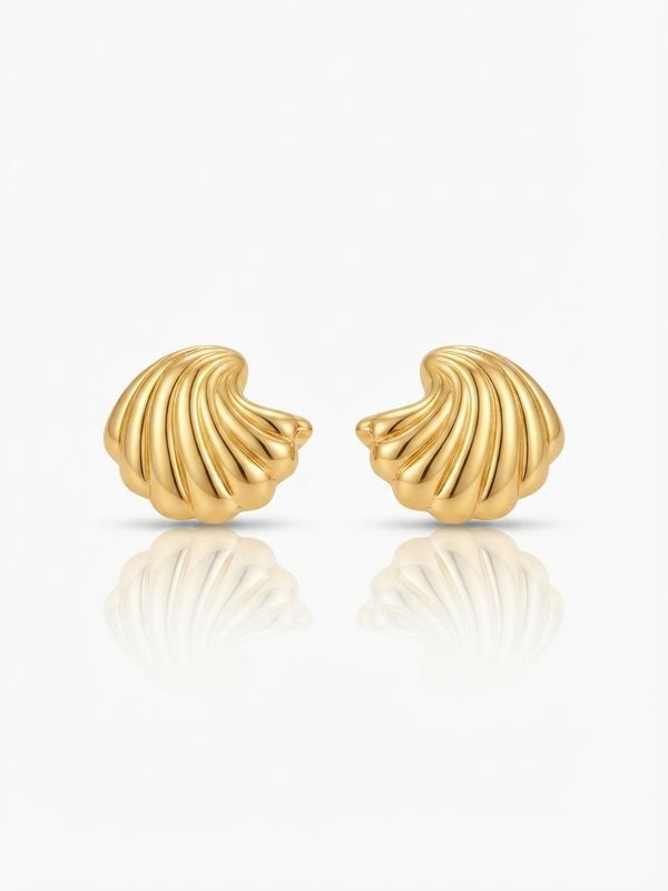 Orecchini conchiglia Gold