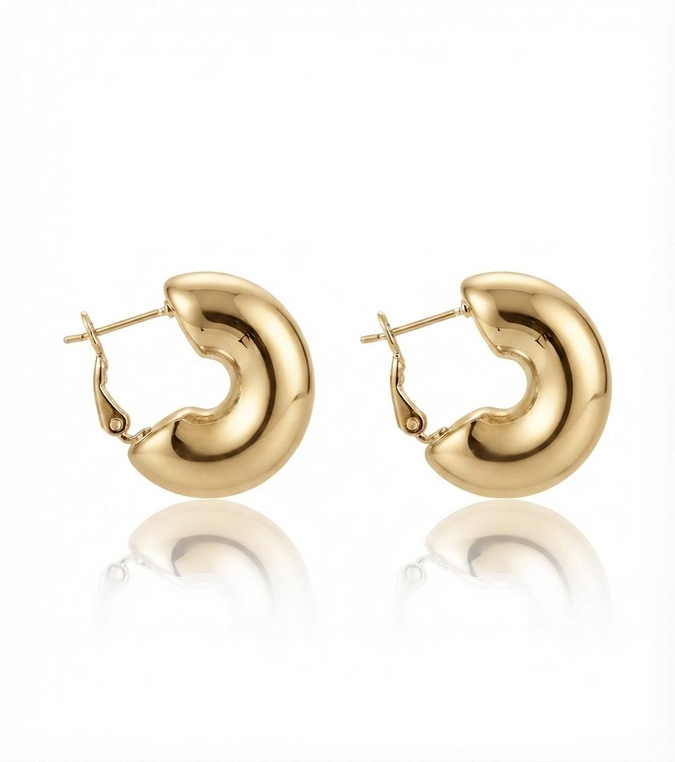 Orecchini mini chunky Gold