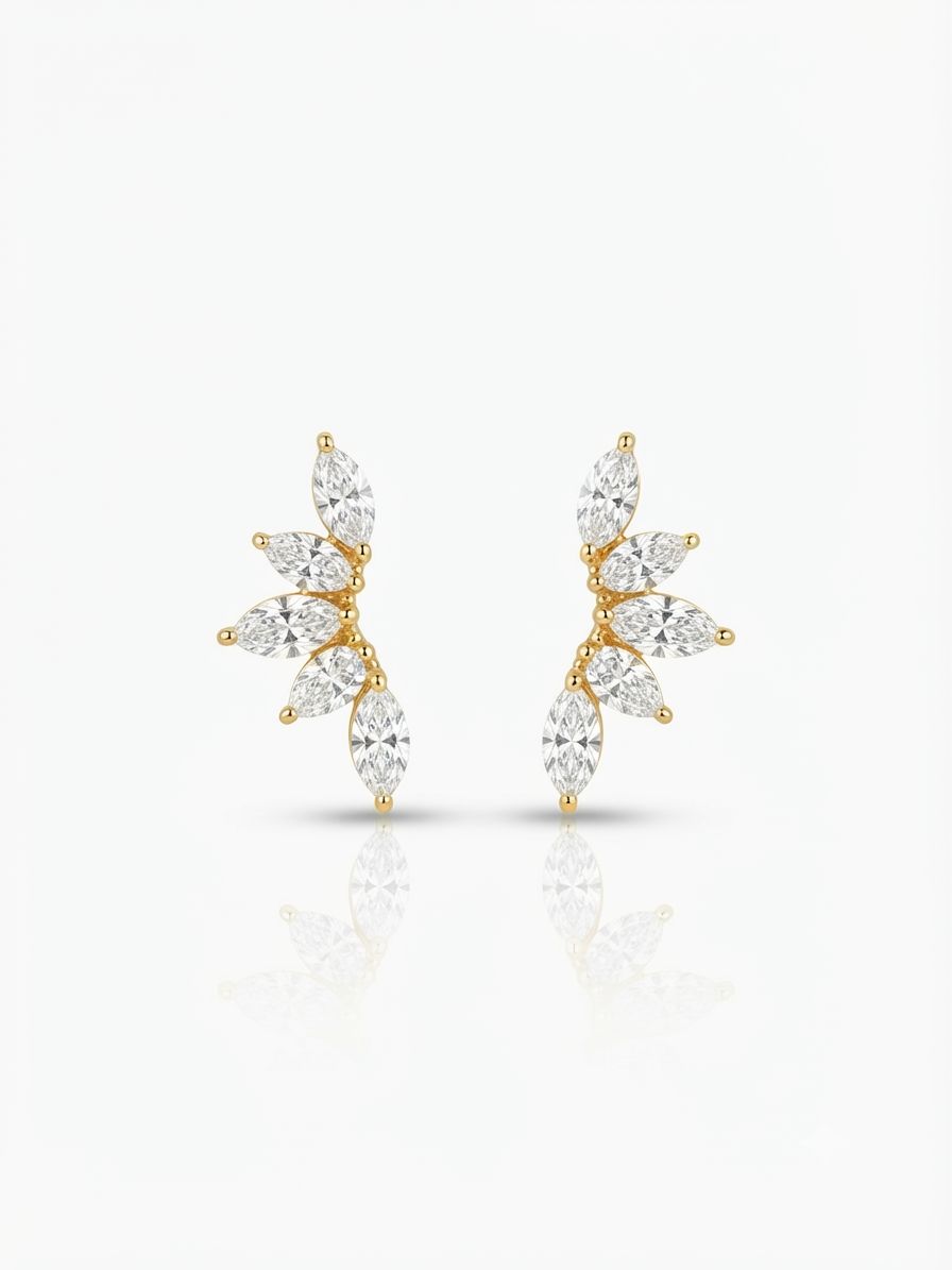 Orecchini corona Gold