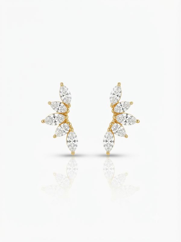 Orecchini corona Gold