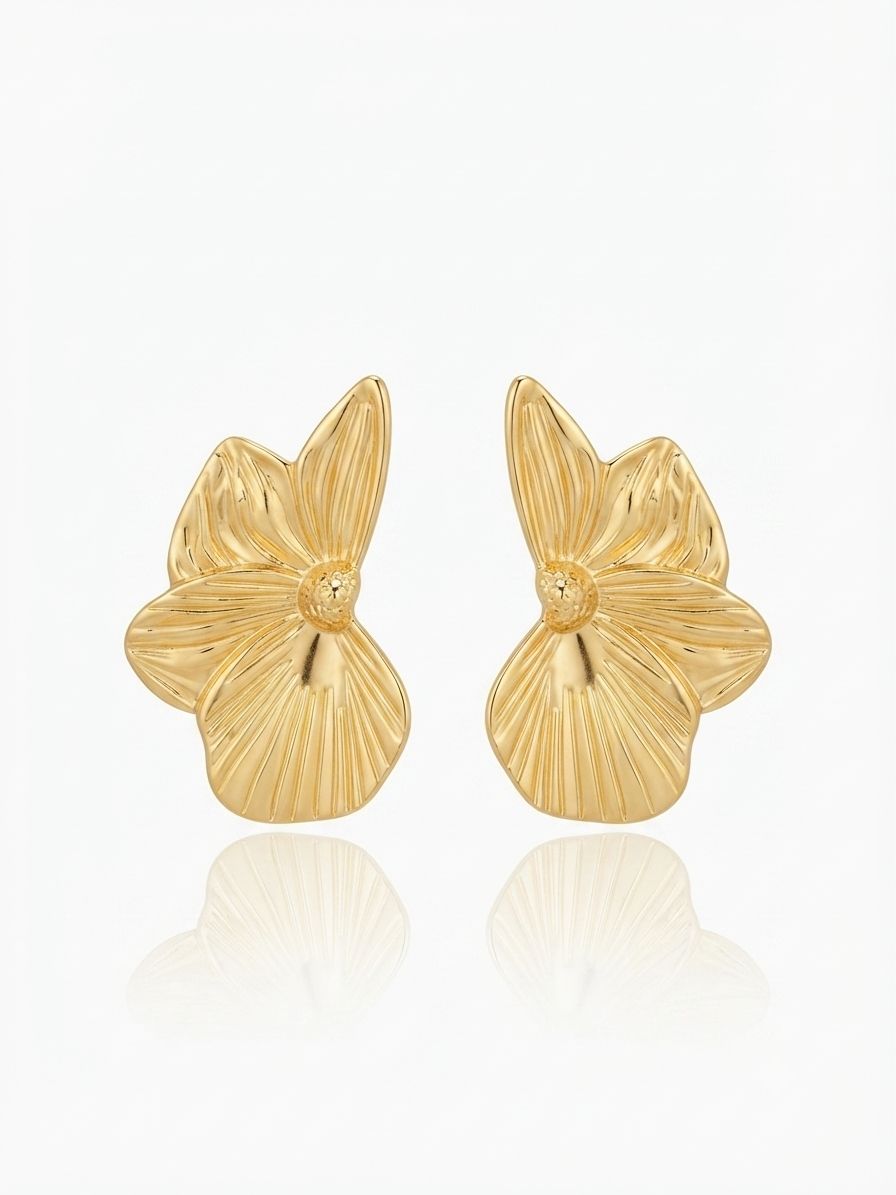 Orecchini ortensia Gold
