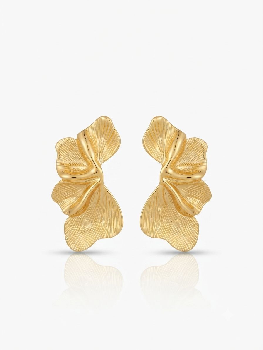 Orecchini orchidea Gold
