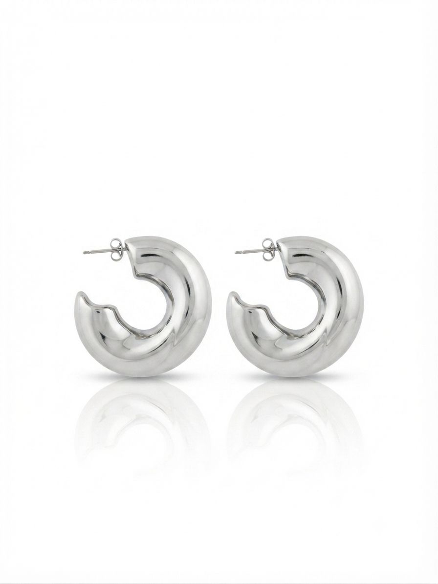 Orecchini twist silver