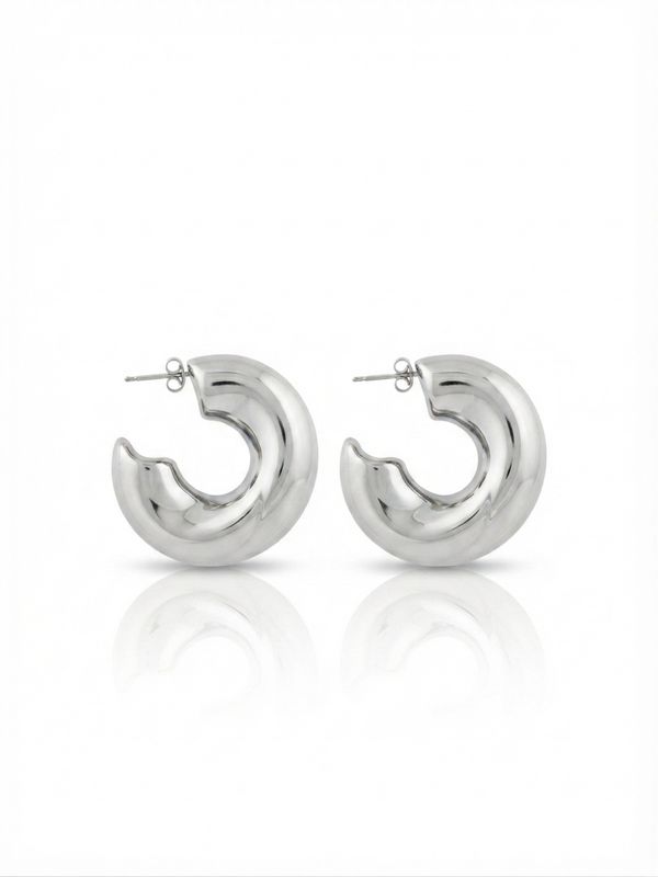 Orecchini twist silver