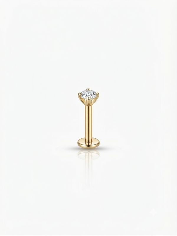 Piercing labret luce Gold