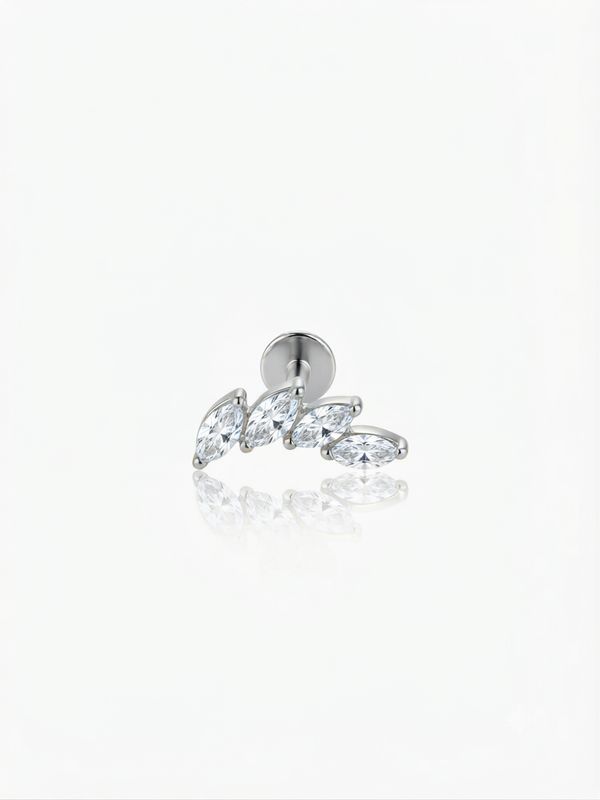 Piercing foglioline silver