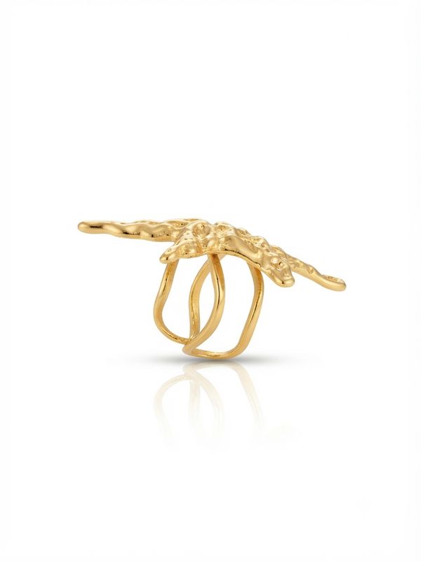 Anello big starfish Gold