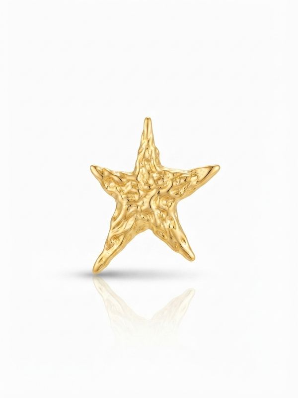 Anello big starfish Gold