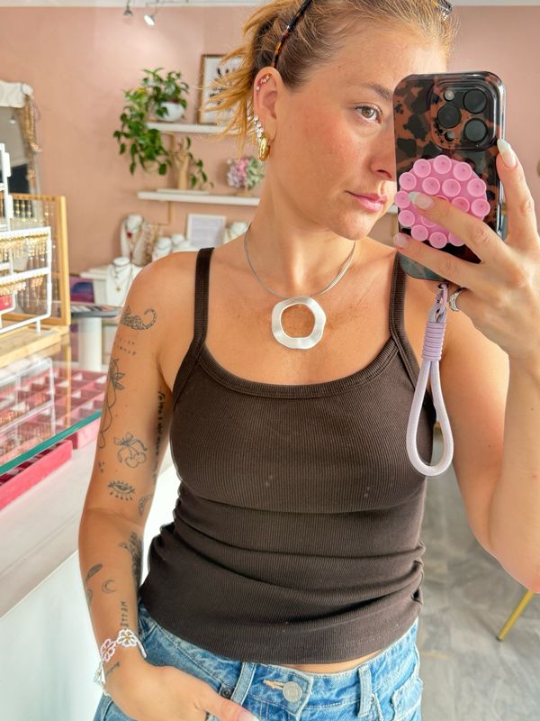 Collana halo silver