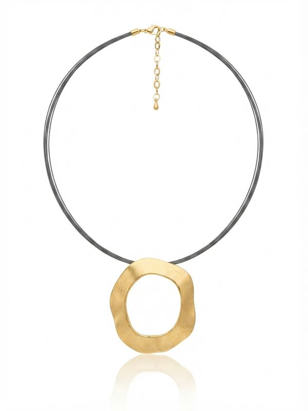 Collana halo gold