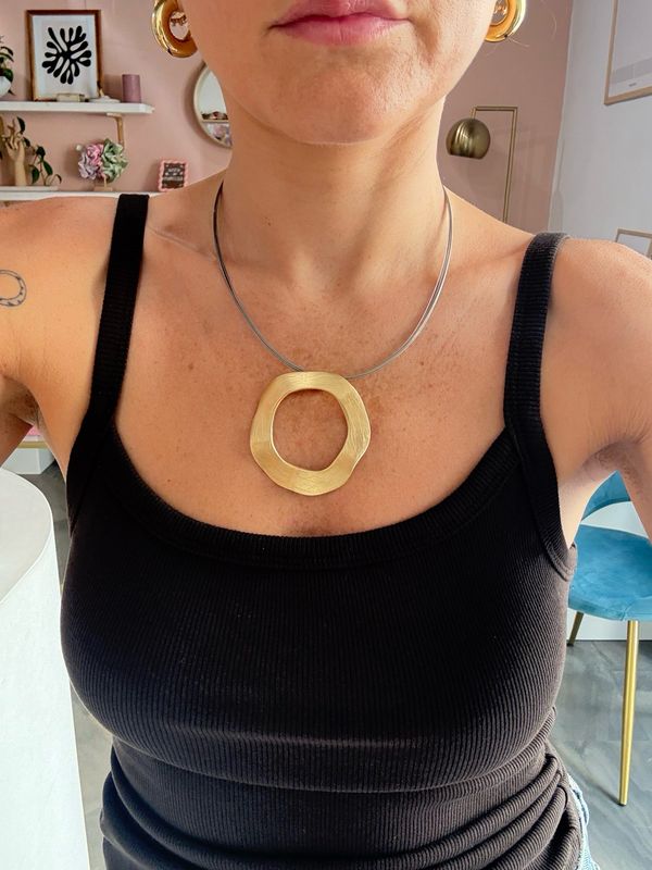Collana halo gold