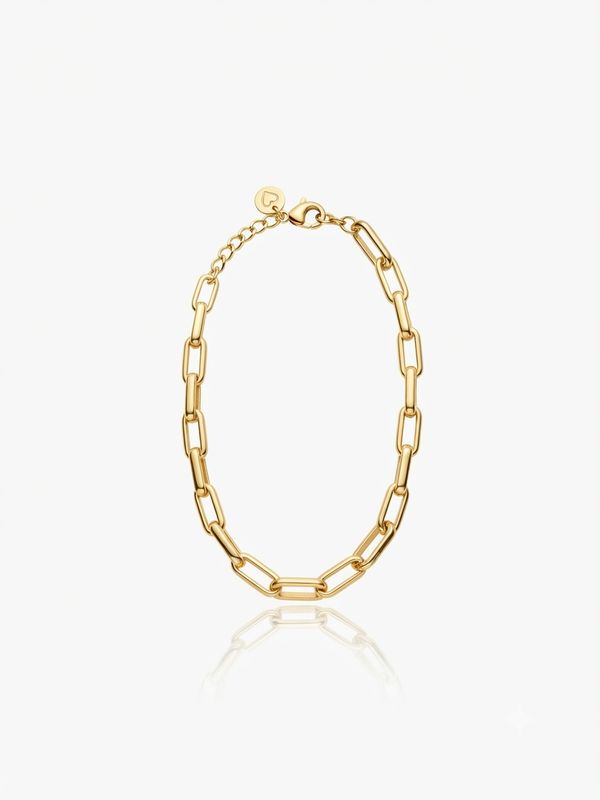 Bracciale catena ovale gold