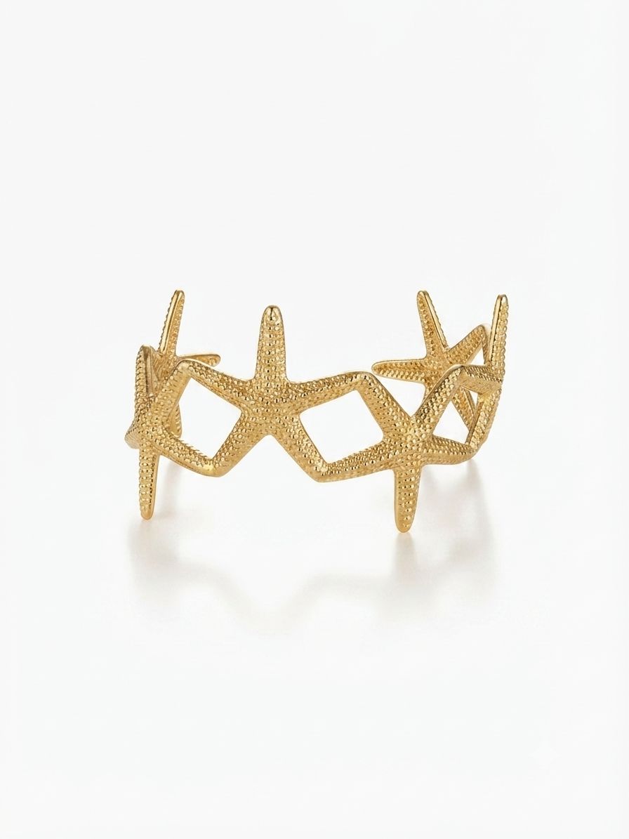 Bracciale stelle marine Gold