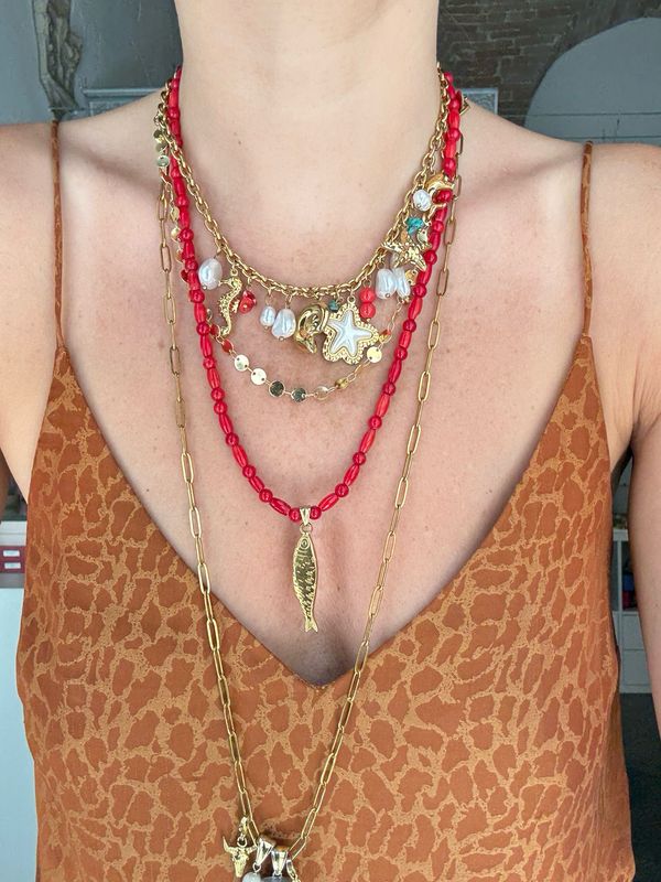 Collana coral bay Gold