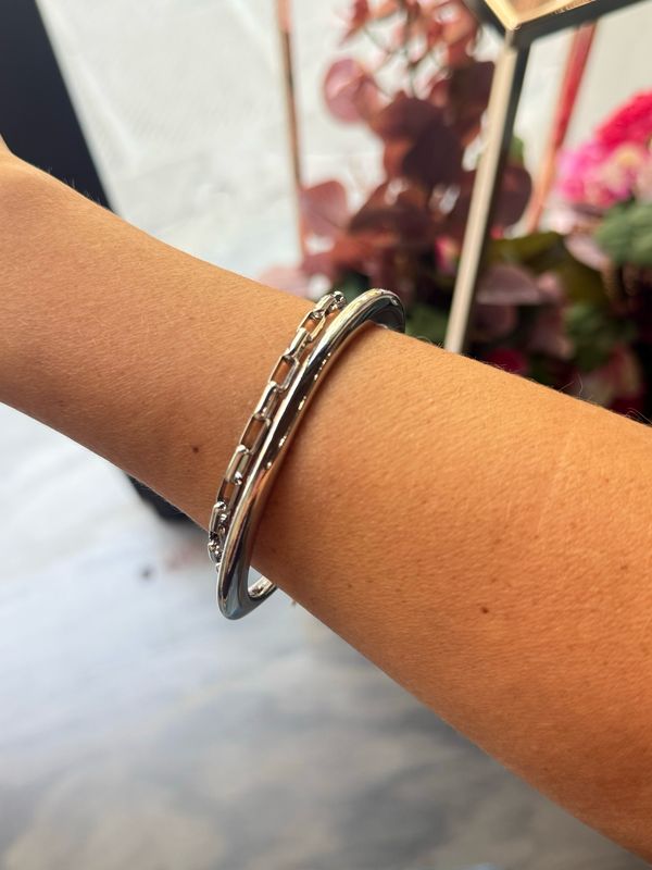 Bangle minimal silver