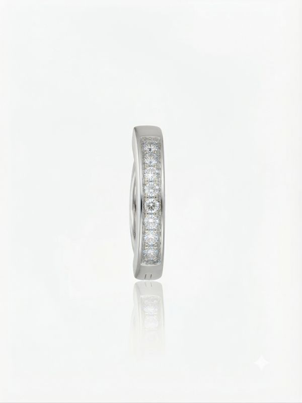 Piercing ombelico cerchietto silver