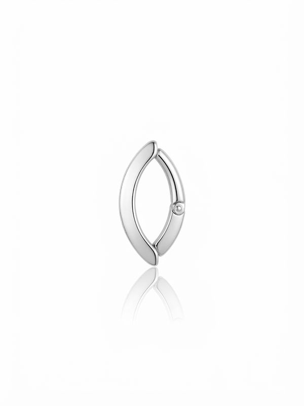 Piercing ombelico cerchietto silver