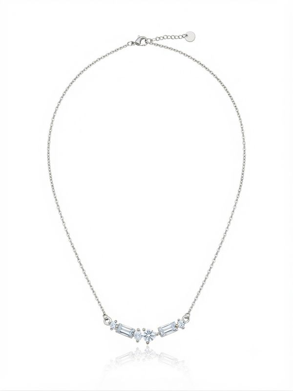 Collana prisma silver