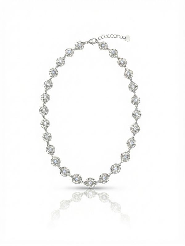 Collana roselline silver