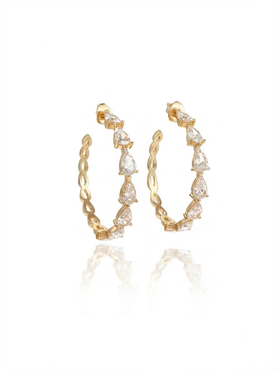 Orecchini cerchi light Gold