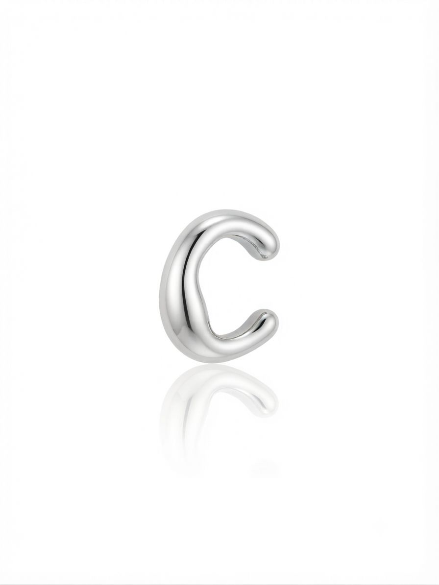 Earcuff fluid silver