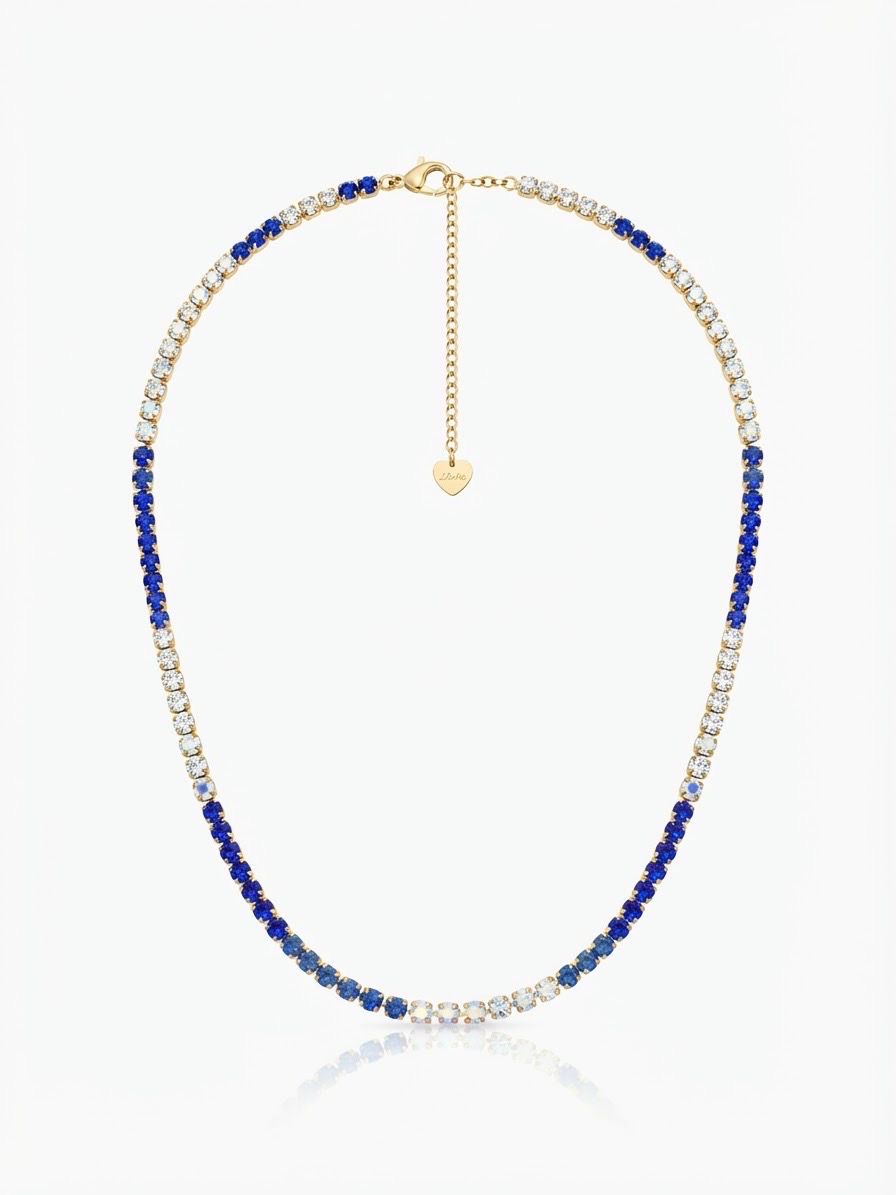 Tennis degradè blu gold