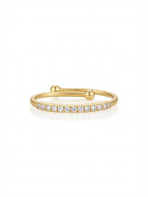 Fedina sottile light gold