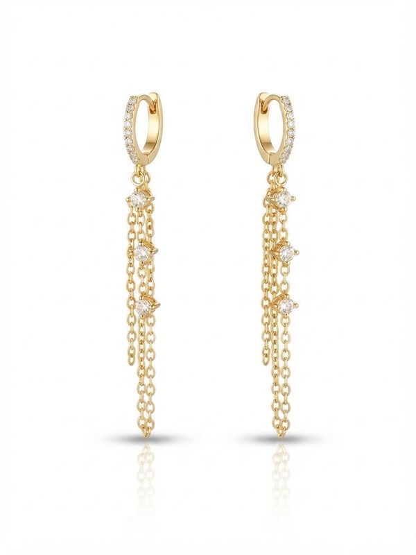 Hoops catenelle Gold