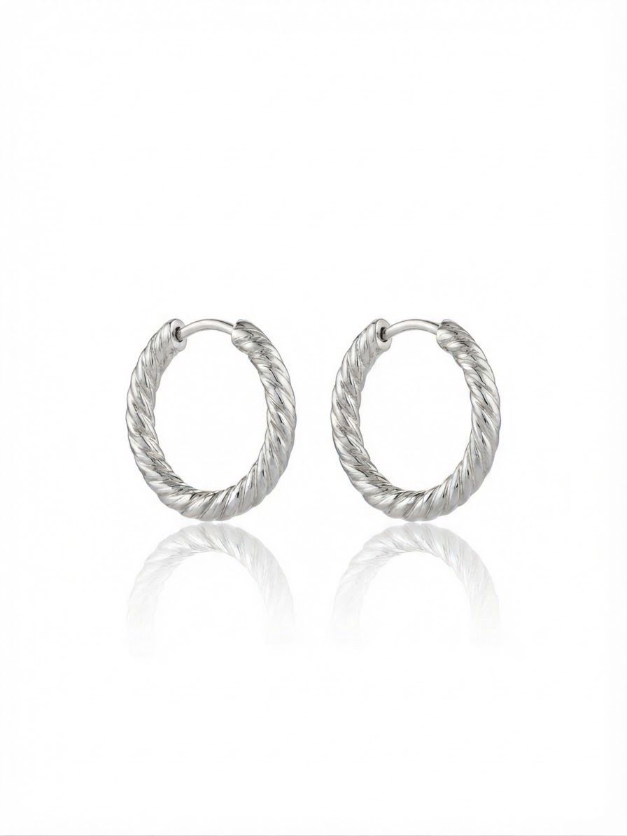 Hoops snake L silver