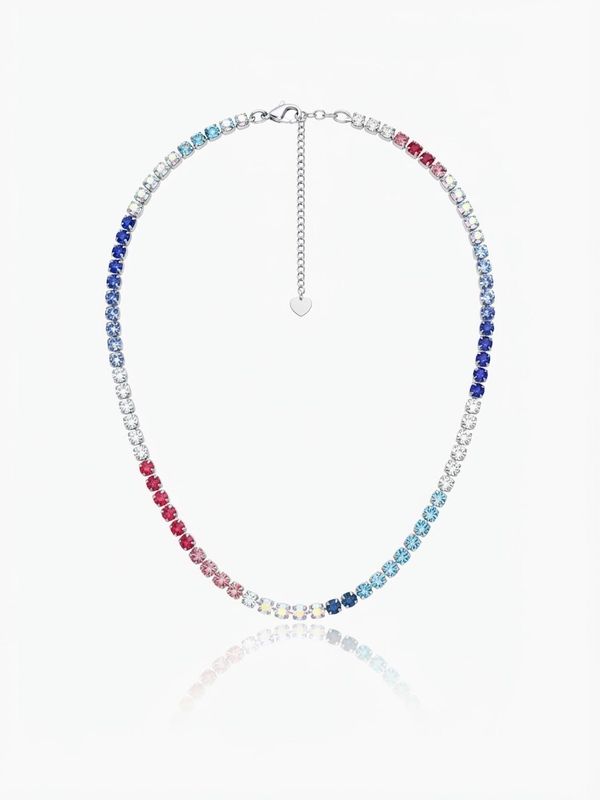 Tennis blu &amp; rosa degradè Silver