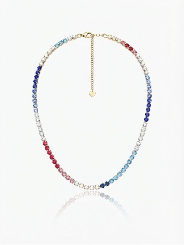 Tennis degradè blu &amp; rosa gold