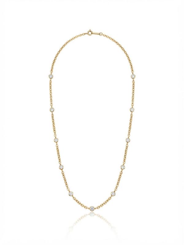Girocollo punti luce Gold
