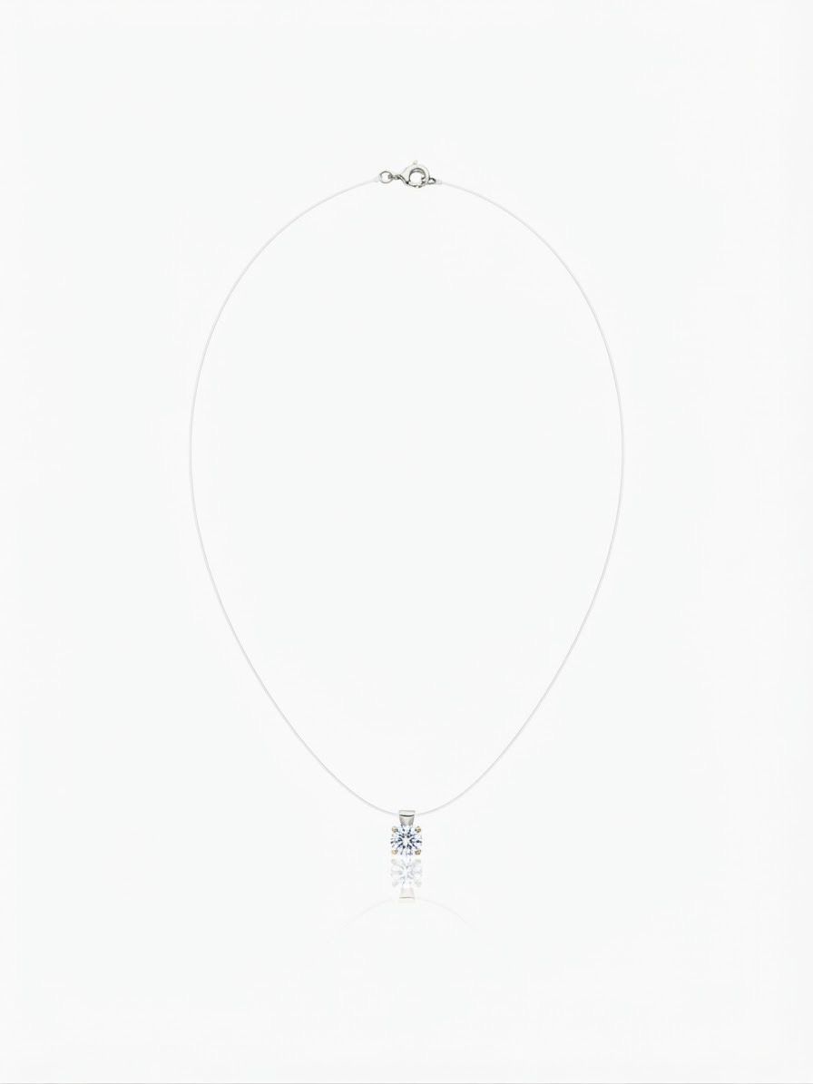 Collana punto luce ghost silevr