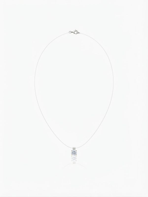 Collana punto luce ghost silevr