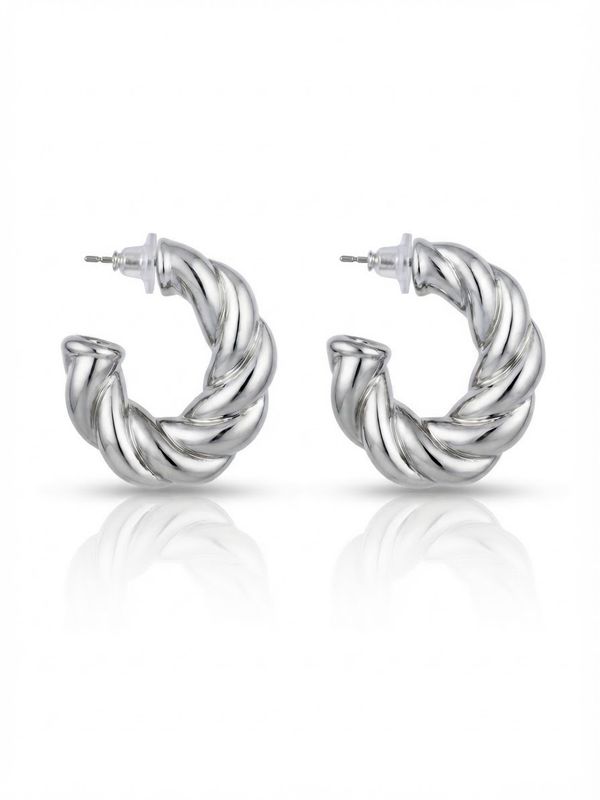 Orecchini treccia Silver