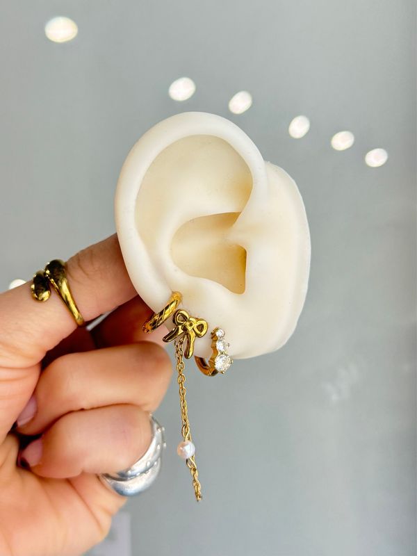 Orecchino coquette gold