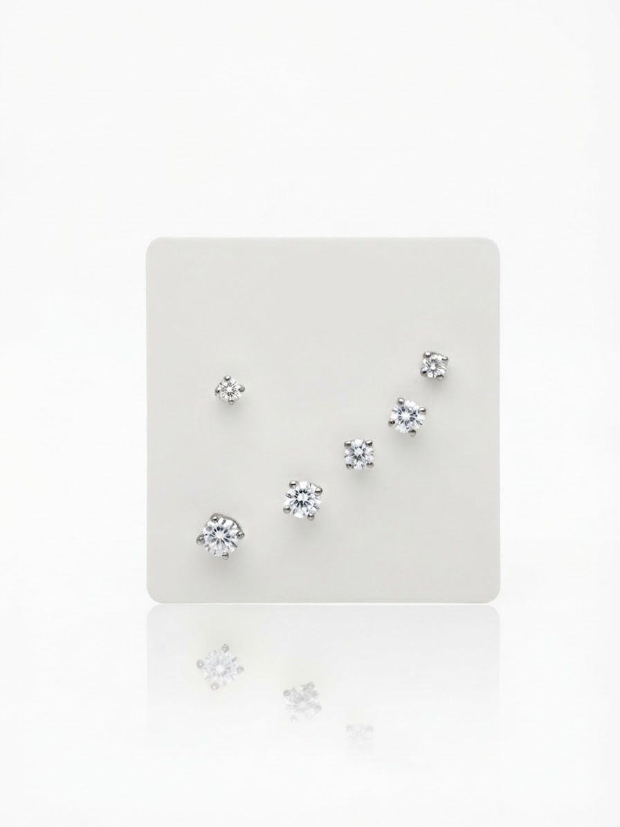 Orecchini punto luce L silver