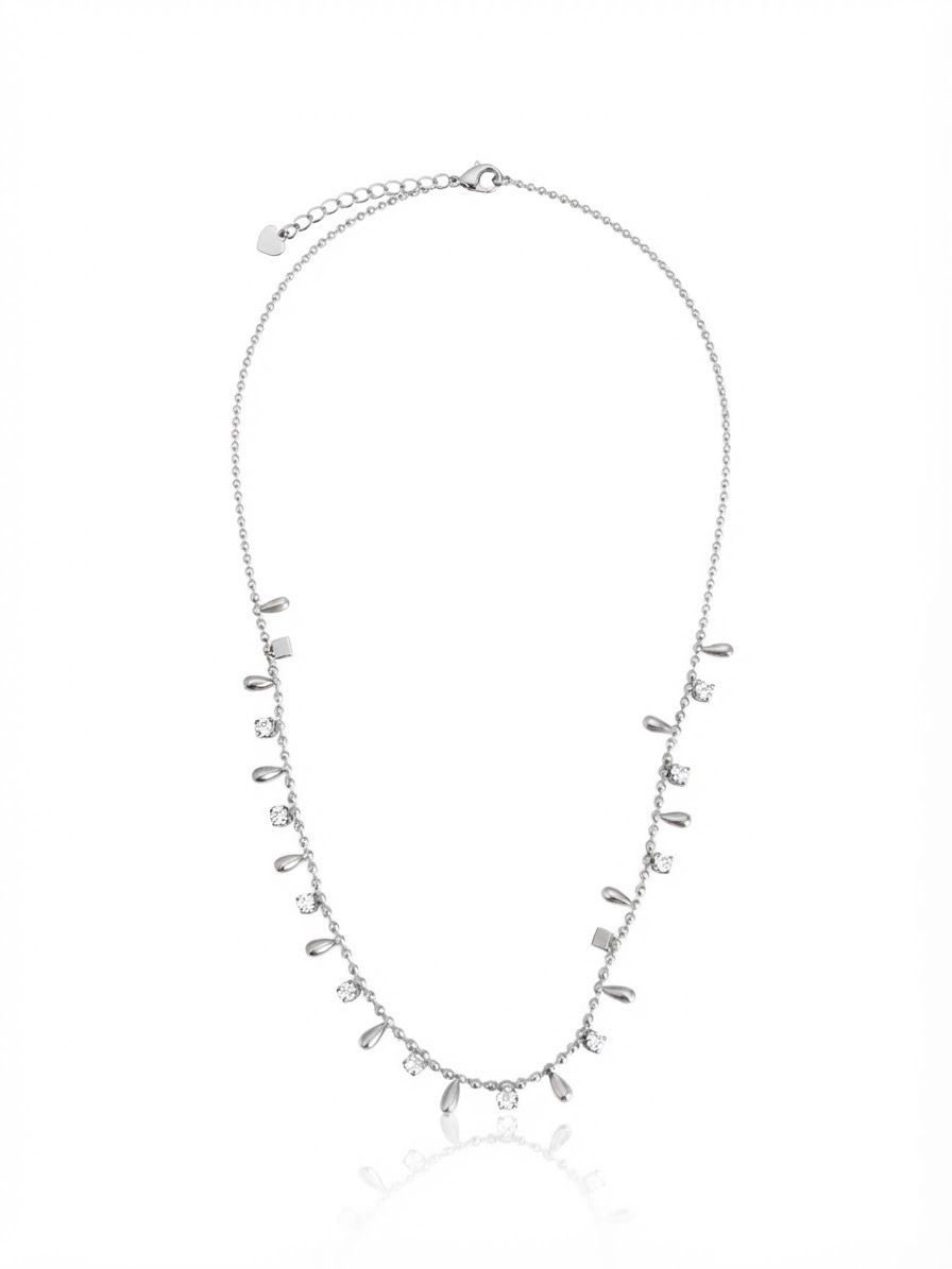 Girocollo light drop Silver