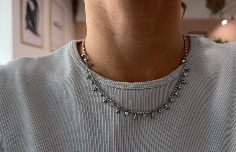 Girocollo light drop Silver