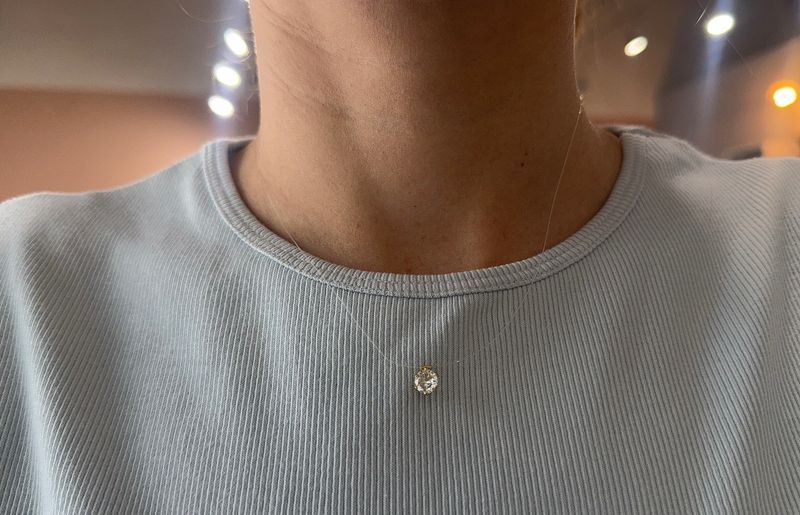 Collana punto luce ghost Gold