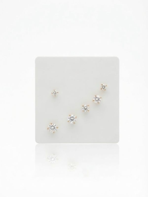 Orecchini punto luce L Gold