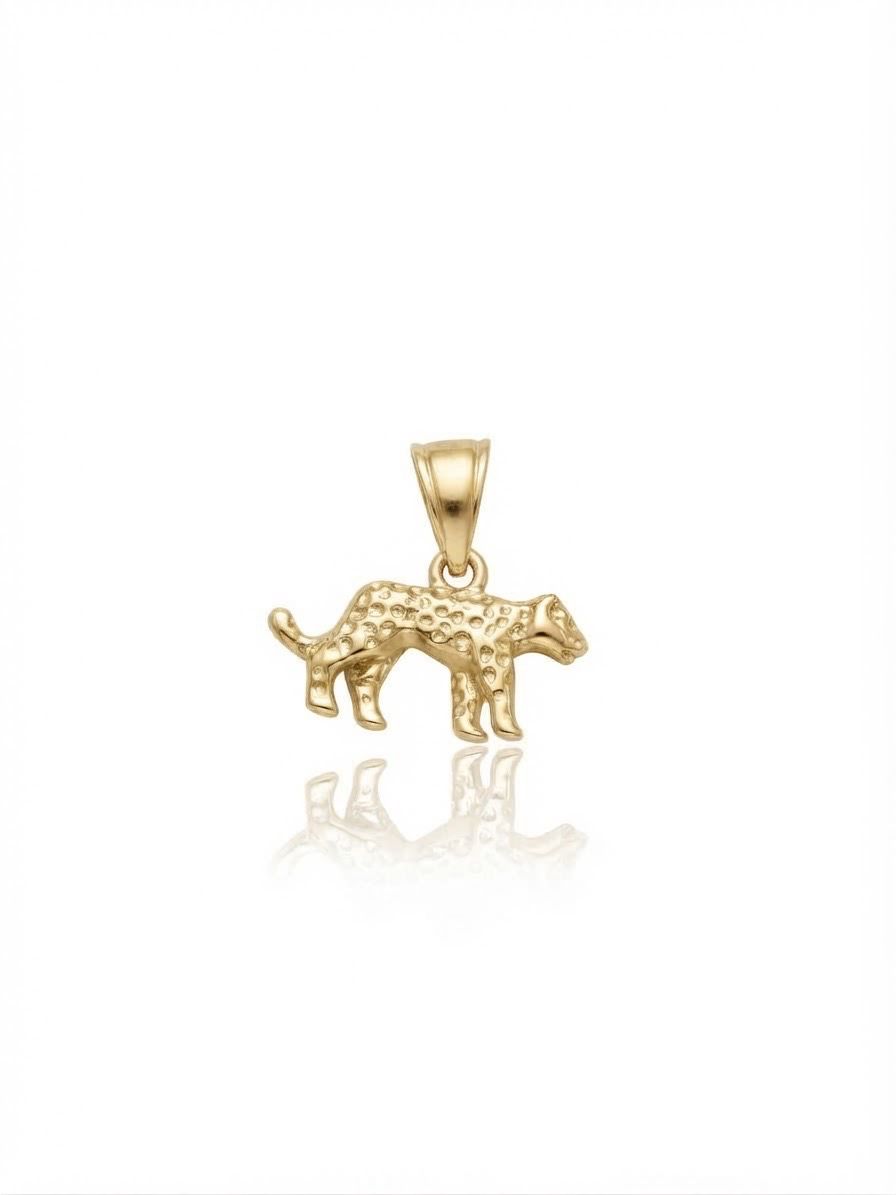 Charm leopardo gold