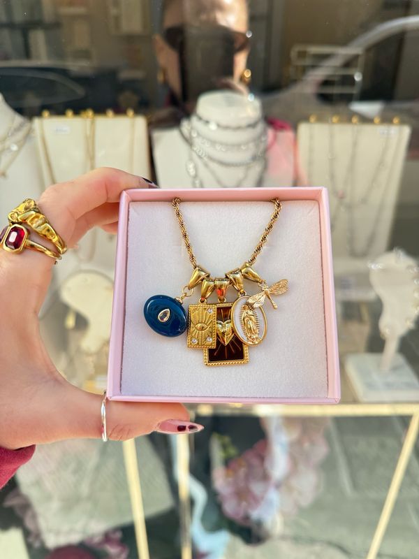 Charm madonnina miracolosa bianca