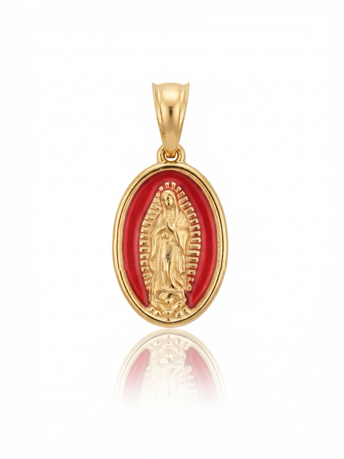Charm madonnina miracolosa rossa
