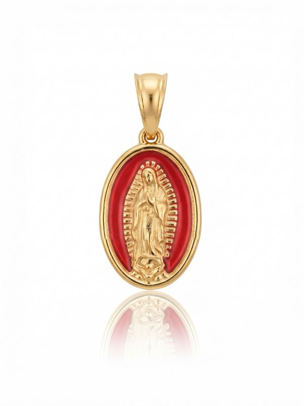Charm madonnina miracolosa rossa