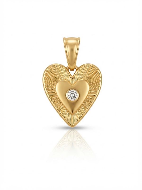Charm cuore luminoso