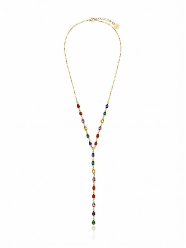 Collana Y multicolor gold