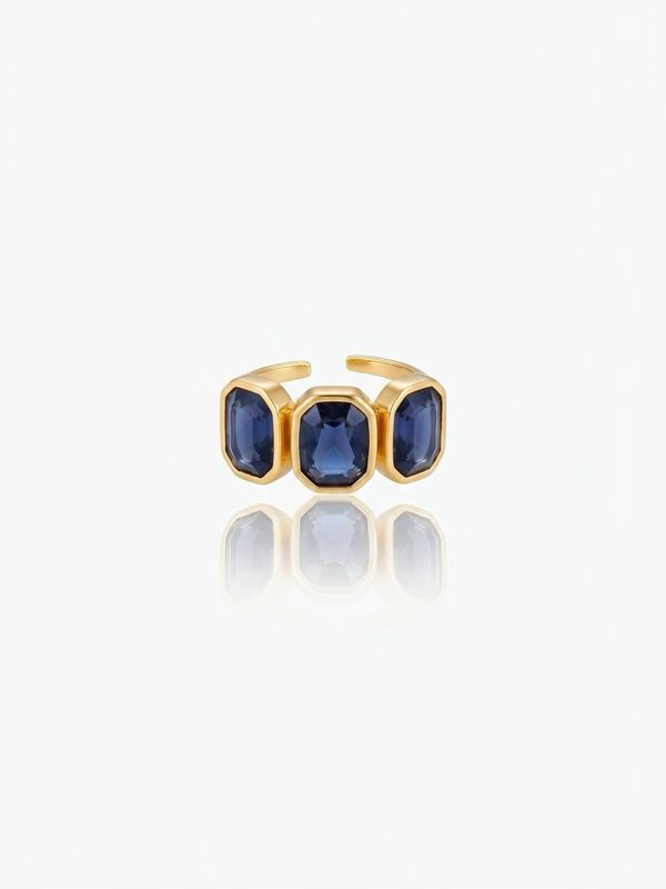 Anello big trilogy blu