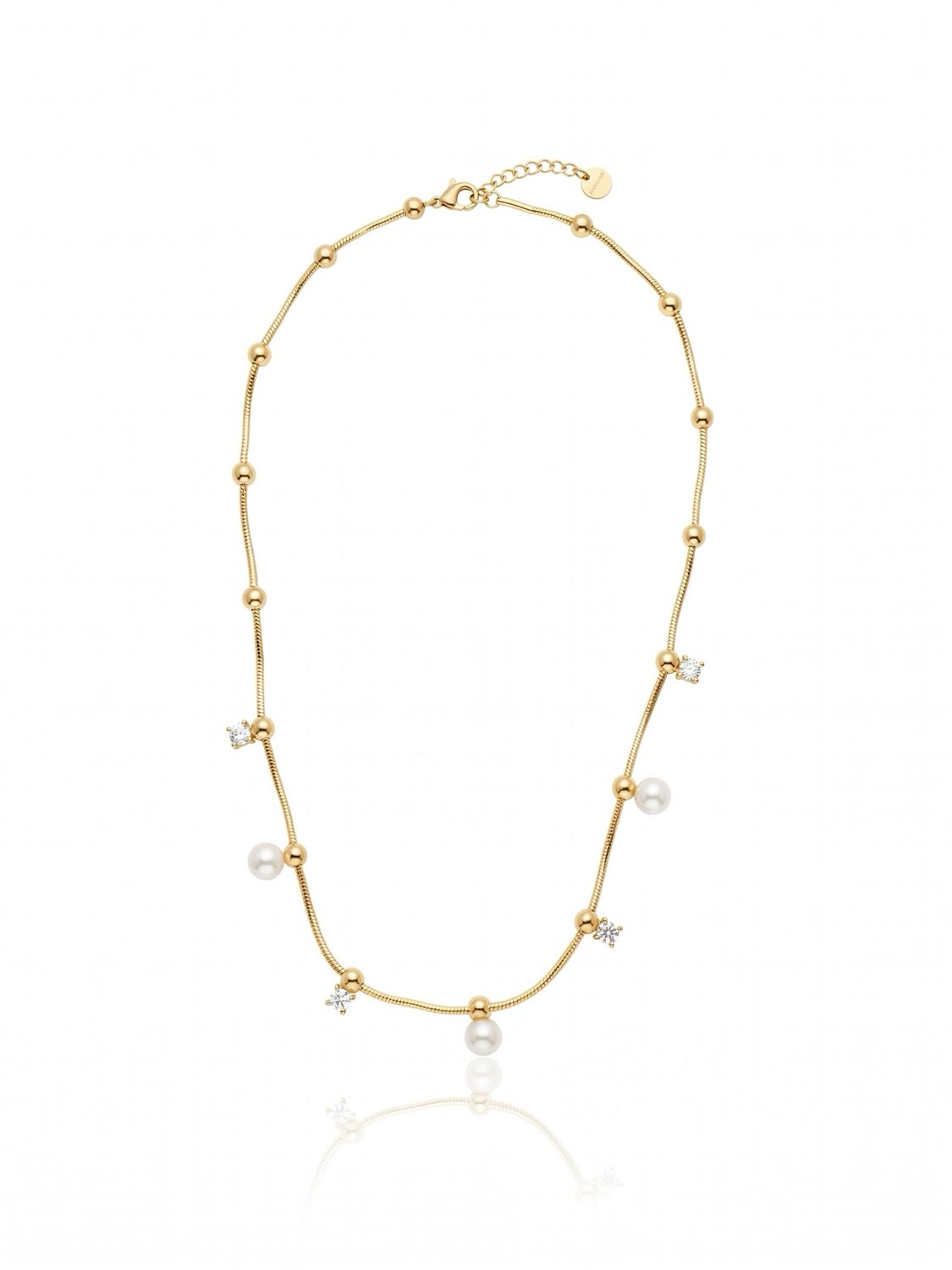 Girocollo perle di luce Gold