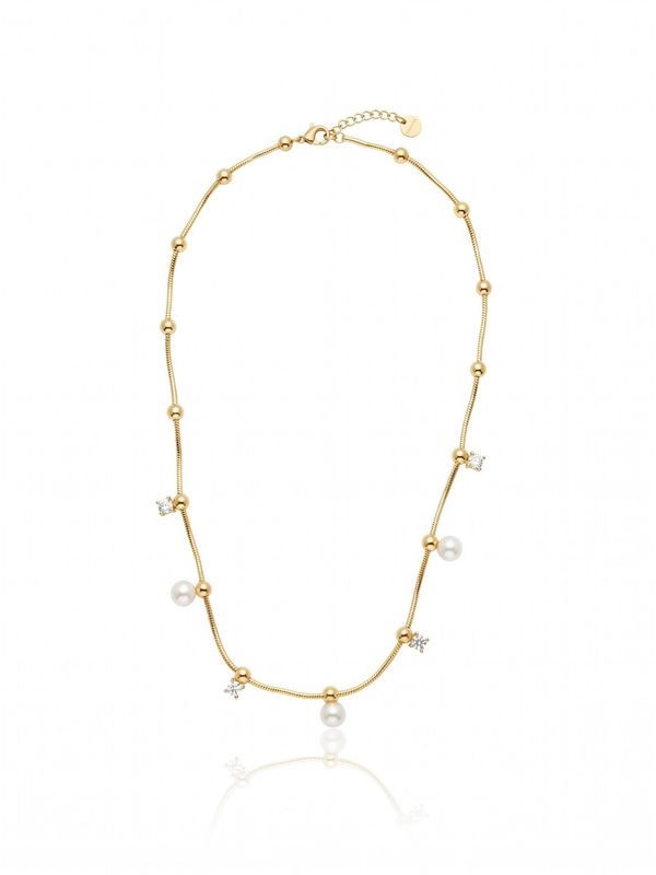 Girocollo perle di luce Gold